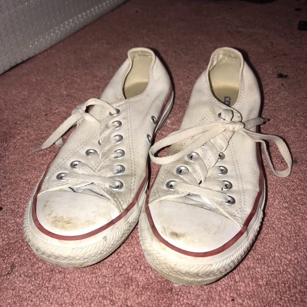 White converse.